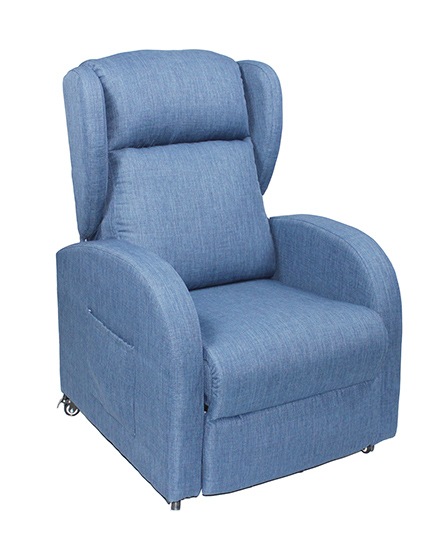 Poltrone Benessere. Poltrona Jasmine. Cotone blu Poltrone Benessere. Poltrona Jasmine. Cotone blu