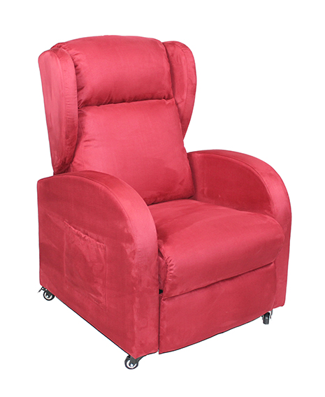 Poltrone Benessere. Poltrona Jasmine. Microfibra bordeaux Poltrone Benessere. Poltrona Jasmine. Microfibra bordeaux